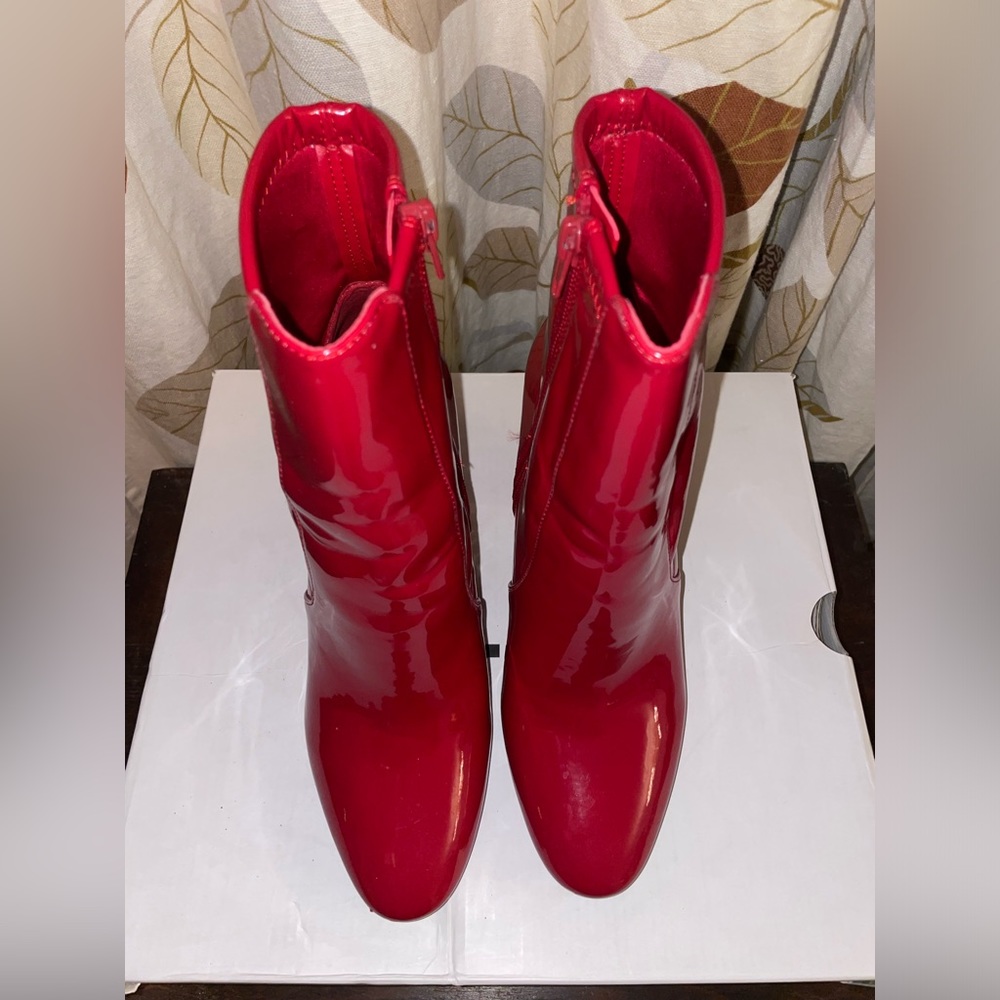 Aurella Aldo Boots In Red - Picture 6 of 7